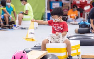 智樂獲凝動香港體育基金的邀請，將以專業遊戲伙伴的身份進駐東涌，與當區的小朋友玩環迴小輪車！